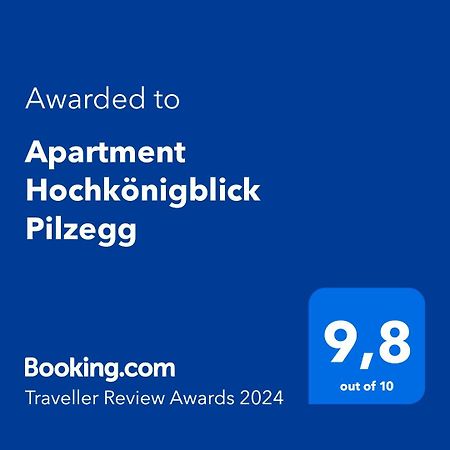 Apartment Hochkoenigblick Pilzegg Эмбах Экстерьер фото